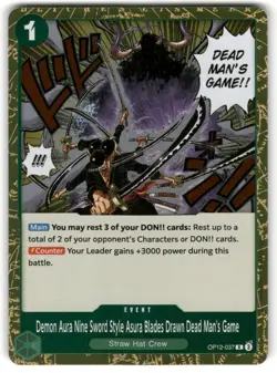 Demon Aura Nine Sword... OP12-037 Legacy of the Master One Piece - Image 1