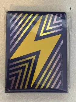 65 Ct Surging Sparks ETB Lightning Bolt Card Sleeves Sealed Pokemon - Image 1