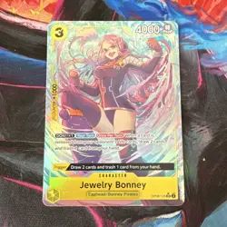 Bandai One Piece CCG Jewelry Bonney Parallel Alt Art Holo OP08-105 3C 4000 - Image 1