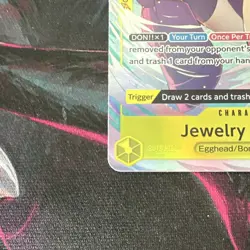 Bandai One Piece CCG Jewelry Bonney Parallel Alt Art Holo OP08-105 3C 4000 - Image 3