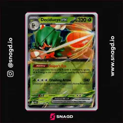 Decidueye ex Holo Double Rare ME03: Perfect Order 012/088 - Image 1