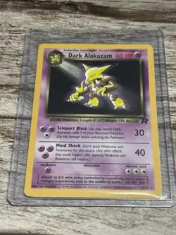 Pokemon TCG - Dark Alakazam #018 Team Rocket LP - Image 1