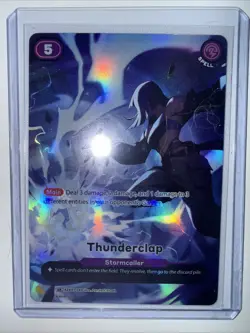 Azuki TCG Thunderclap SR Foil AZK01-042 Gates Awakened - Image 1