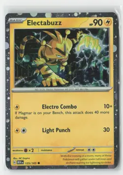 Electabuzz (Cosmos Holo) 125/165 Promo Miscellaneous Cards & Products Pokemon NM - Image 1