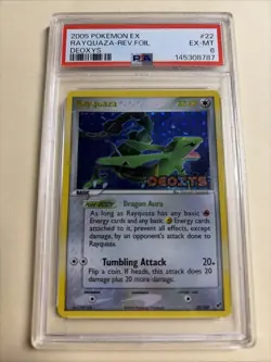 2005 Pokemon Ex Deoxys #22 Rayquaza Reverse Holo Foil PSA 6 MINTY!!! (REGRADEU!) - Image 1