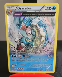 GYARADOS 21/98 - XY Ancient Origins Holo Rare Full Art - 2015 Pokemon Card LP - Image 1