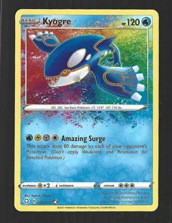 Kyogre 021/072 Holo Shining Fates Pokemon TCG NM - Image 1