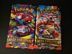 2x Sealed Mega Evolutions Booster Packs Pokemon TCG Factory Sealed - Image 1