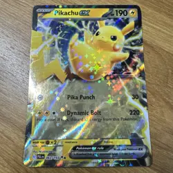 Pikachu ex 063/193 Pokemon Paldea Evolved Ultra Rare Holo - Image 1