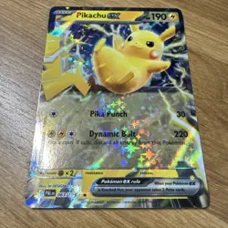 Pikachu ex 063/193 Pokemon Paldea Evolved Ultra Rare Holo - Image 2