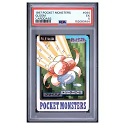 GLOOM #44 PSA 5 1997 Pocket monsters carddass Pokemon Card - Image 1