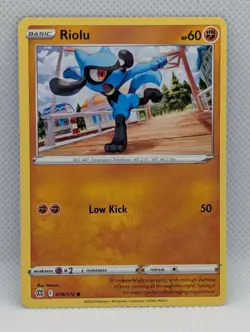 RIOLU 078/172 C BRILLIANT STARS POKEMON NM/M RIOLU - Image 1