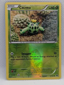 CACNEA 4/162 (YUKA MORII) C BREAKTHROUGH POKEMON REVERSE HOLO NEAR MINT CACNEA - Image 1