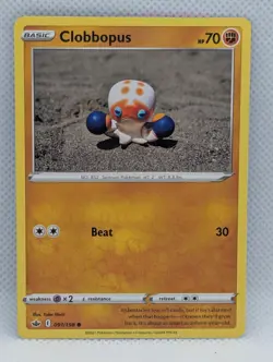 CLOBBOPUS 091/198 (YUKA MORII) C CHILLING REIGN POKEMON NM/M CLOBBOPUS - Image 1