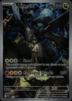 N's Zekrom 031 Holo Promo ME: Mega Evolution Promo Pokemon Near Mint - Image 1