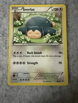 Pokemon TCG Snorlax 26/39 Kalos Starter Set Regular LP - Image 1