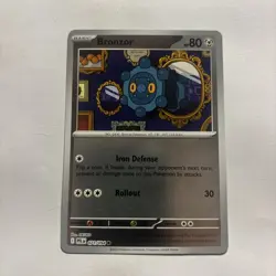 Pokemon TCG Phantasmal Flames Bronzor Reverse Holo 071/094 - Image 1