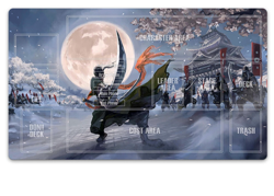 O-P Roronoa Zoro Trading Card Game Zones OPCG CCG Playmat Mouse Pad One Piece - Image 1