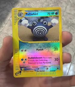 Pokemon Poliwhirl 89/165 Reverse Holo Foil Expedition (LP) - Image 1