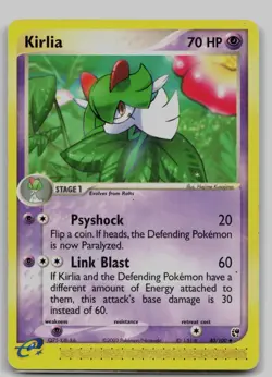 Kirlia 40/100 Uncommon Sandstorm Pokemon Moderately Played - Image 1