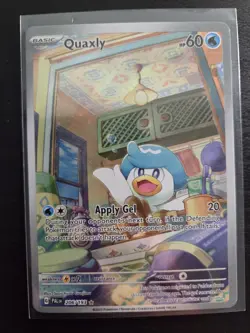 Quaxly 206/193 Paldea Evolved Illustration Rare Holo English - Image 1