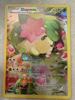 Pokemon Generations Shaymin XY115 Black Star Promo Full Art Holo *B1 - Image 1