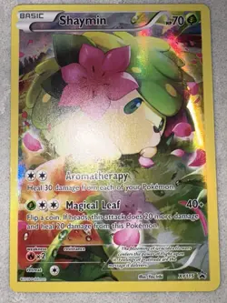 Pokemon Generations Shaymin XY115 Black Star Promo Full Art Holo *B1 - Image 2