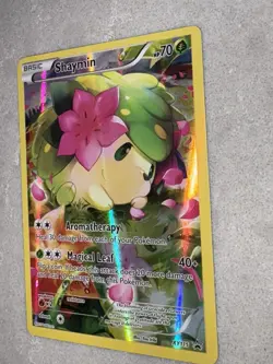 Pokemon Generations Shaymin XY115 Black Star Promo Full Art Holo *B1 - Image 3