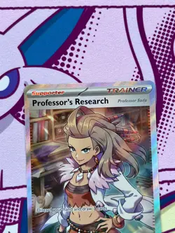Pokemon TCG - Professor's Research 240/198 - Full Art - Scarlet Violet - NM - #2 - Image 5