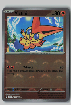Victini Poke Ball Pattern Promo 012/086 Pokemon - Sv: Black Bolt & White Flare - Image 1