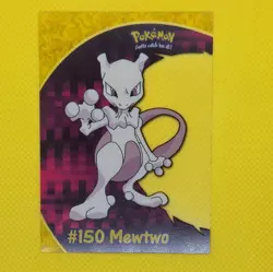 2000 Pokemon Topps TV Animation Clear Card Mewtwo #150 LP - Image 5