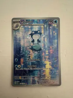 Poliwhirl 176/165 Illustration Rare Full Art Pokemon Scarlet & Violet 151 - Image 1