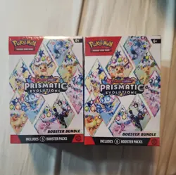Pokemon TCG Scarlet & Violet Prismatic Evolutions Booster Bundle 2-Pack, Sealed - Image 1