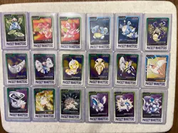Pokemon Japanese Bandai Carddass (1997) Cards - Ungraded - 84 Cards - Image 1