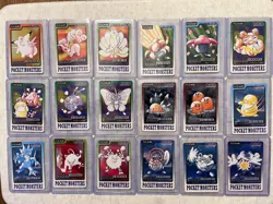 Pokemon Japanese Bandai Carddass (1997) Cards - Ungraded - 84 Cards - Image 3