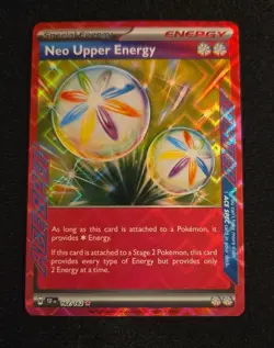 Pokemon TCG, Neo Upper Energy 162/162 - Temporal Forces - Ace Spec Trainer Card - Image 1
