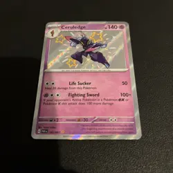 The Pokemon Company Pokemon TCG Ceruledge 162/091 Paldean Fates Shiny EN - Image 2