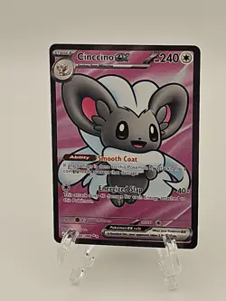 Pokemon TCG Cinccino EX #105/086 ME04: Ultra Rare Full Art NM/M Chaos Rising - Image 2