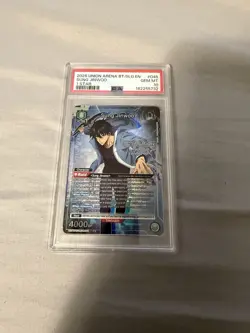 Union Arena Solo Leveling Sung Jinwoo 1 Star PSA 10 - Image 1