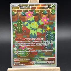 Pokemon TCG Maractus 160/159 – Journey Together – Illustration Rare – NM - Image 2