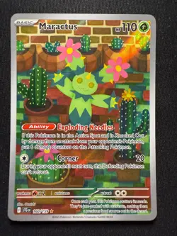 Pokemon TCG Maractus 160/159 – Journey Together – Illustration Rare – NM - Image 1