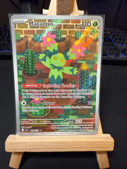 Pokemon TCG Maractus 160/159 – Journey Together – Illustration Rare – NM - Image 3
