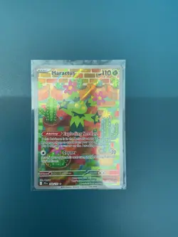 Pokemon TCG Maractus Journey Together Illustration Rare 160/159 - Image 1