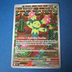 Pokemon TCG Maractus 160/159 Sv09 Journey Together Illustration Rare Holo - Image 1