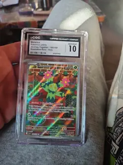Maractus Journey Together Rare Illustration 160/159 Pokemon TCG CGC Gem 10 2025 - Image 1