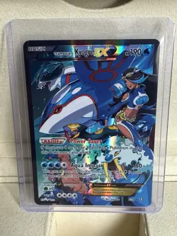 Pokemon TCG Team Aqua's Kyogre-EX Double Crisis Holo Card 6/34 - Image 2