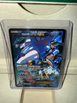 Pokemon TCG Team Aqua's Kyogre-EX Double Crisis Holo Card 6/34 - Image 3