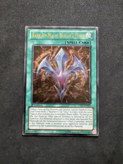Yu-Gi-Oh! TCG Rank-Up-Magic Barian's Force LTGY-EN060 Ultimate Rare 1st Edition - Image 1