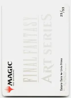 Tataru Taru Art Card - NM - Art Series: FIN Final Fantasy # 25/53 - MTG Magic - Image 2