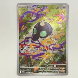 Shroodle 149/132 Mega Evolution Illustration Rare Pokemon TCG Card NM/M - Image 1
